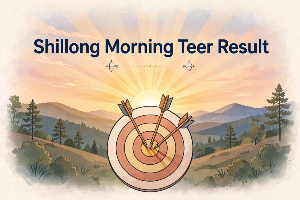 Shillong Morning Teer Result - Today FR SR Updates