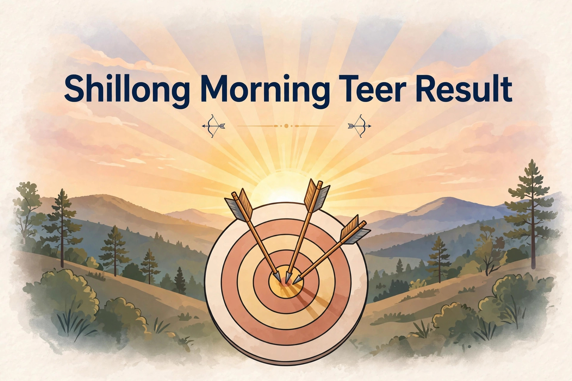 Shillong Morning Teer result daily updates for first round and second round