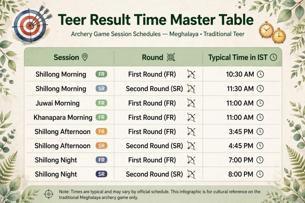 Teer Result Time - Daily Timing Guide - Fast Teer Results